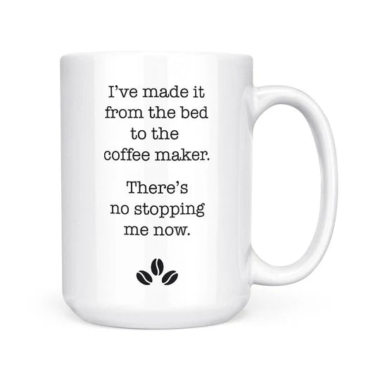 I Made It From The Bed Mug