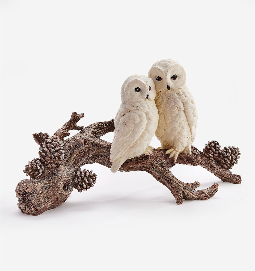 Owl On Branch Figurine