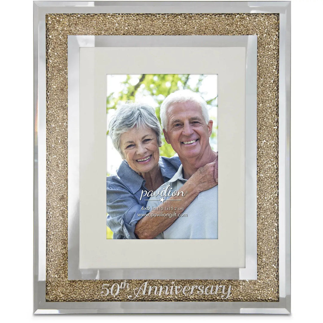 9x11” 50th Anniversary Frame (holds 4x6” photo)