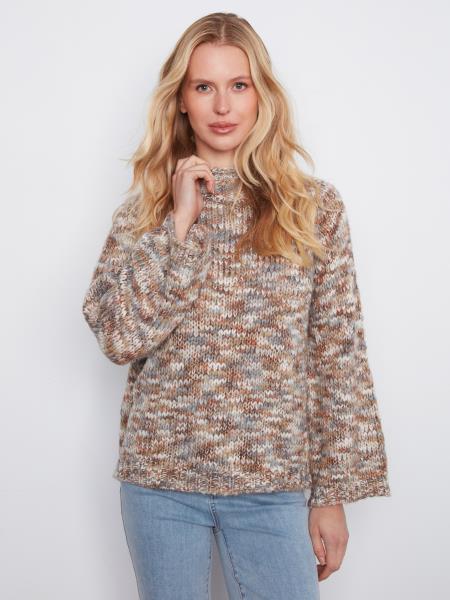 High Neck Knit Sweater