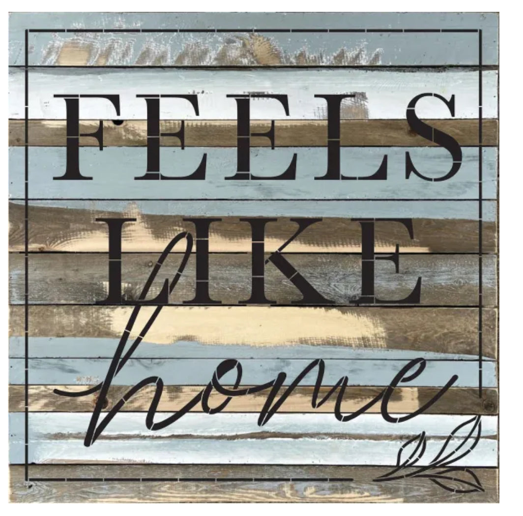 28X28” Feels Like Home Wood Sign