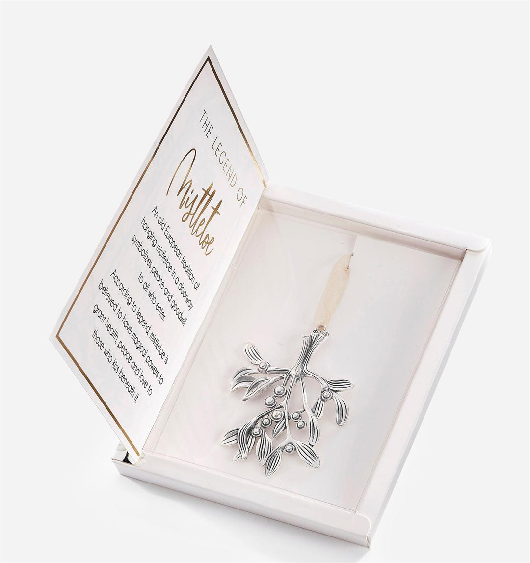 Boxed Mistletoe Ornament