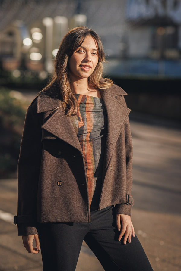 Collared Jacket W/Pockets