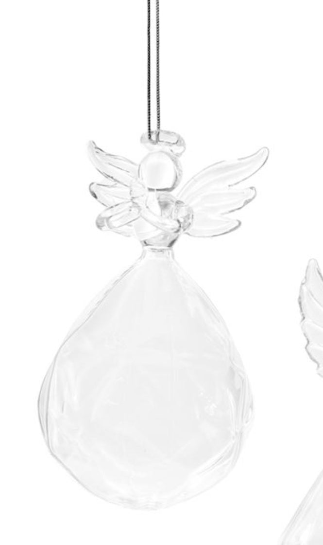 Glass Angel Ornament