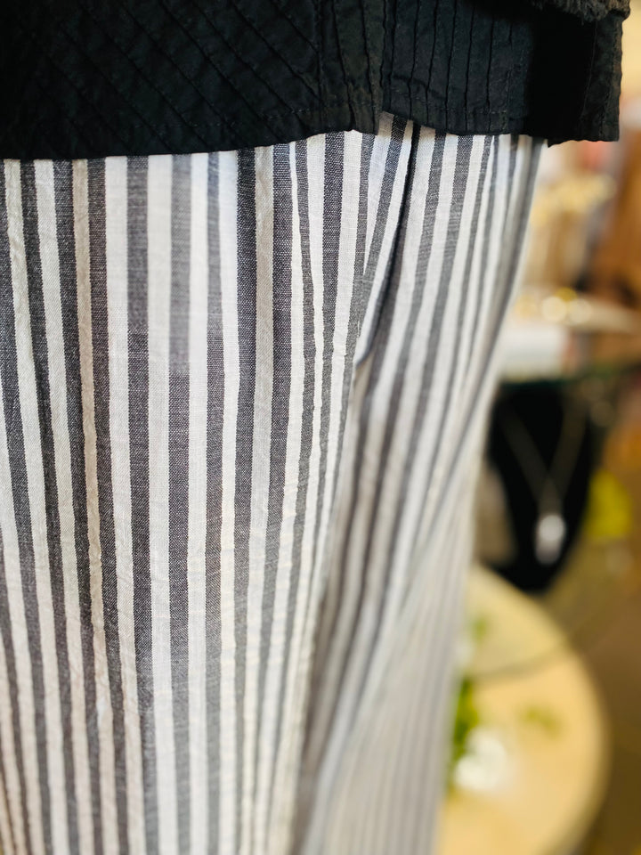 Striped Relaxed Drawstring Pant