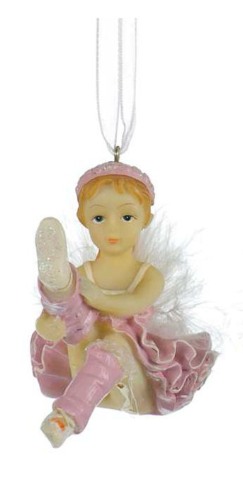 2.5” Pink Ballerina Ornament