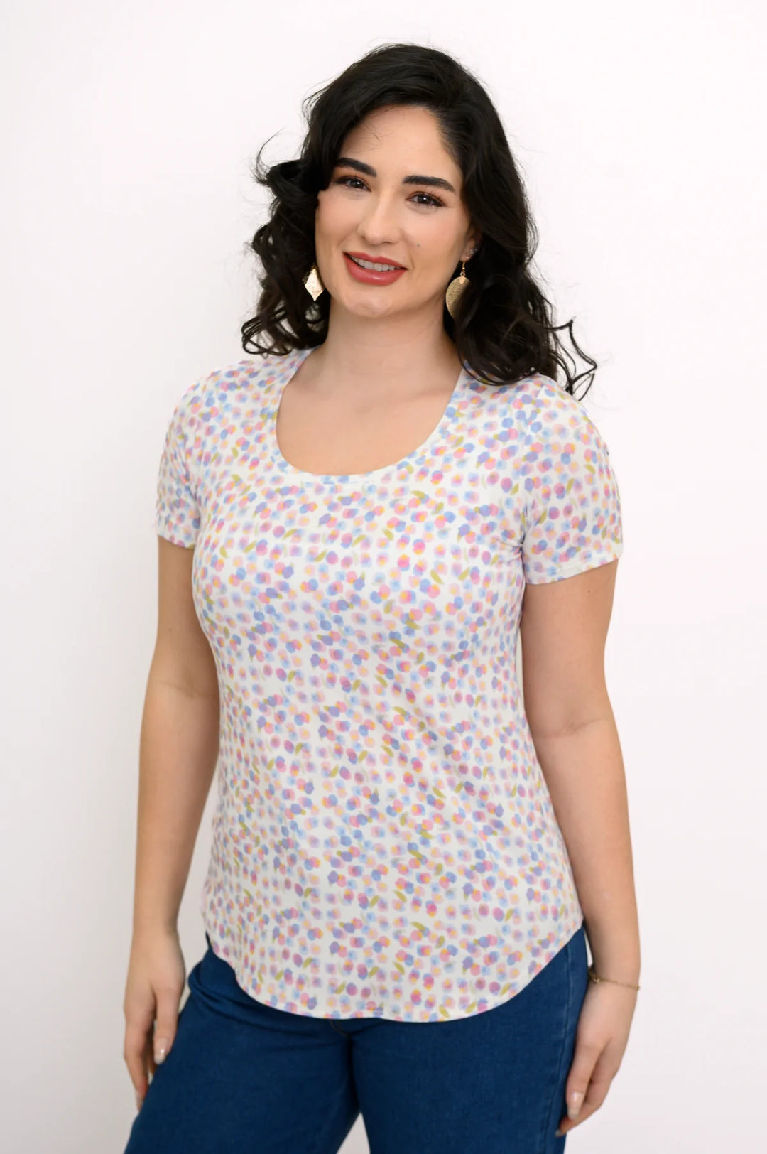 Tessa Multi Poko Bamboo TShirt