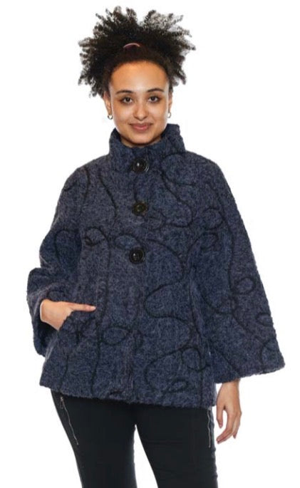 Fully Lined High Neck Jacket