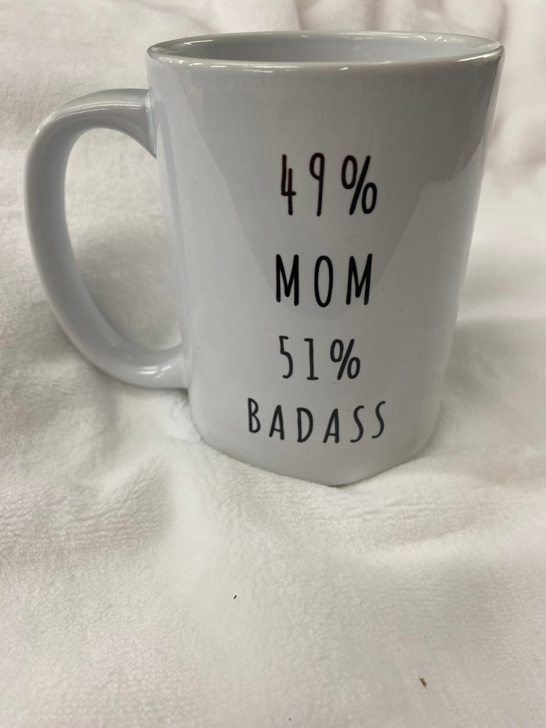 49% Mom 51% Bad Ass Mug