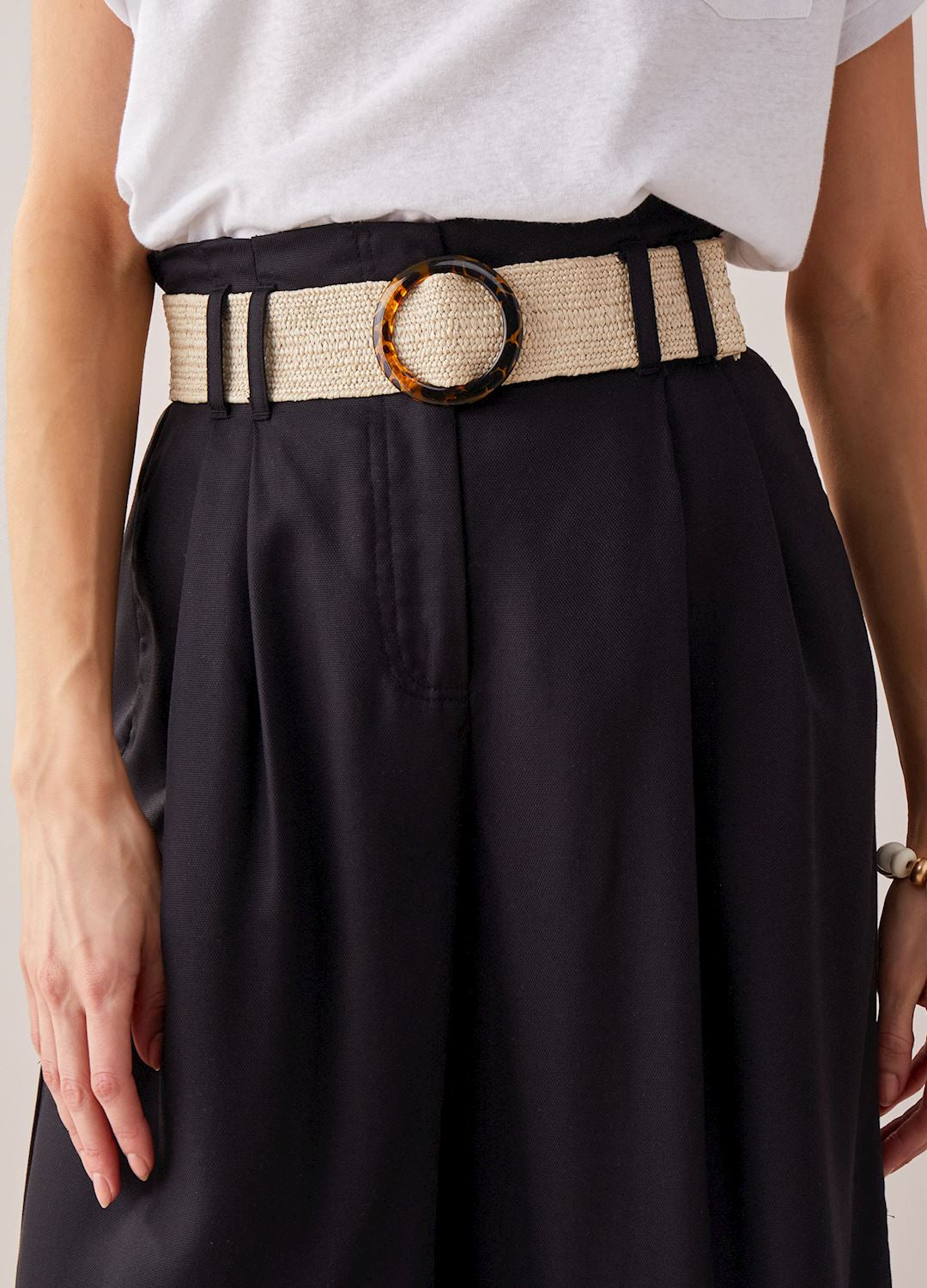 Beata Belted Gaucho Pant