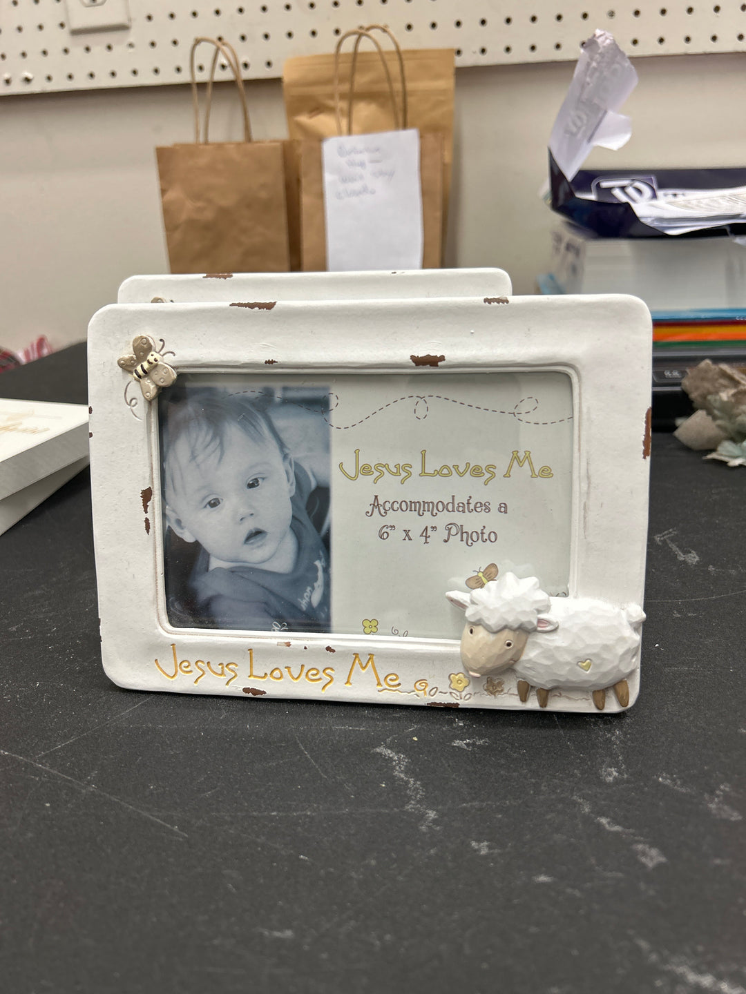 Jesus Loves Me Picture Frame