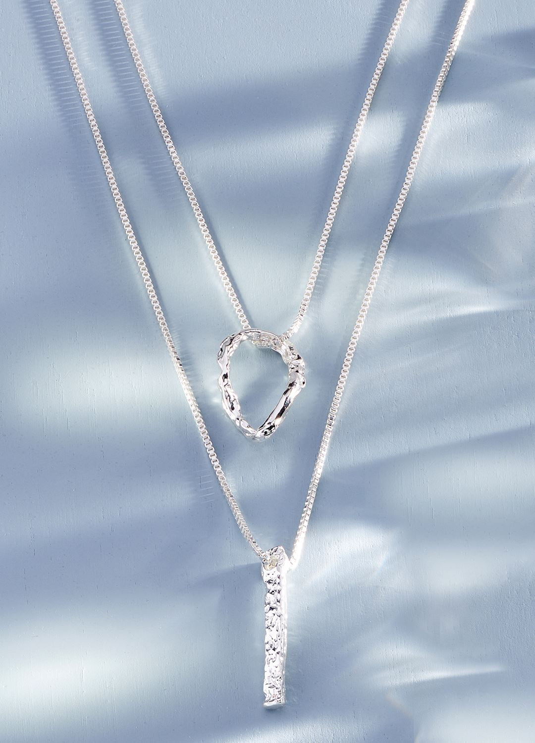 Silver Multi Layer Necklace