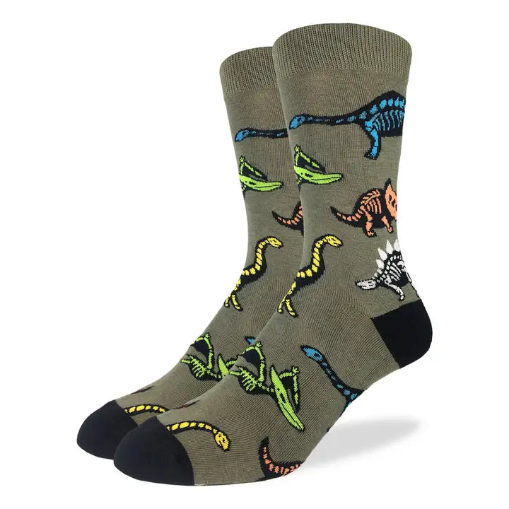 Men’s Dinosaur Skeleton Socks