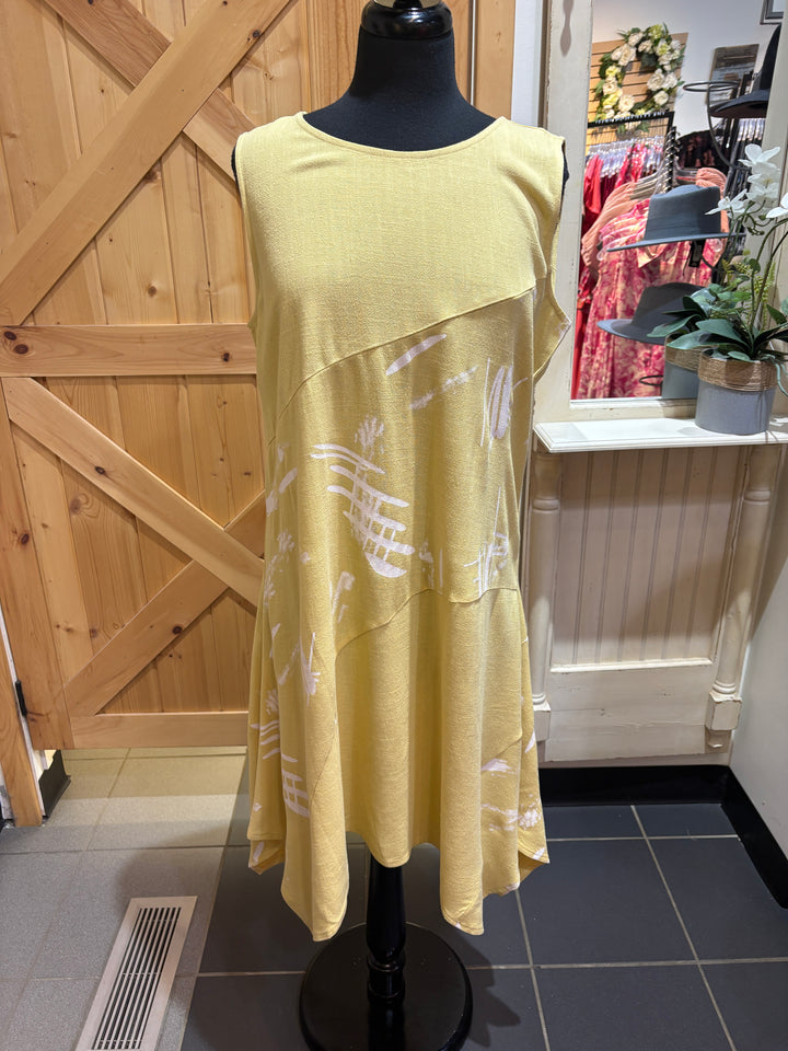 Sleeveless Abstract Dress