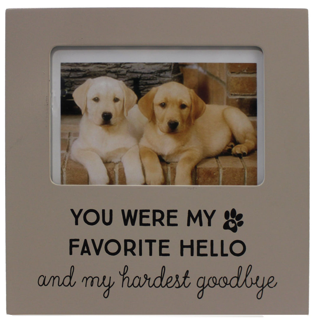 6x4” Favourite Hello Pet Frame