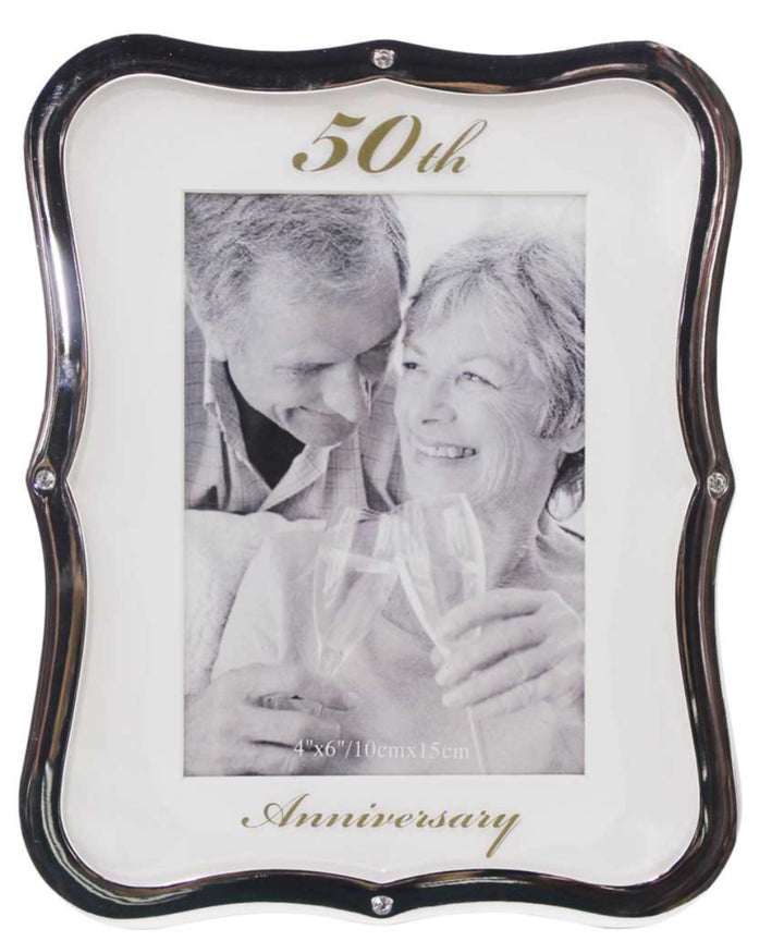 4x6” Silver Anniversary Frame