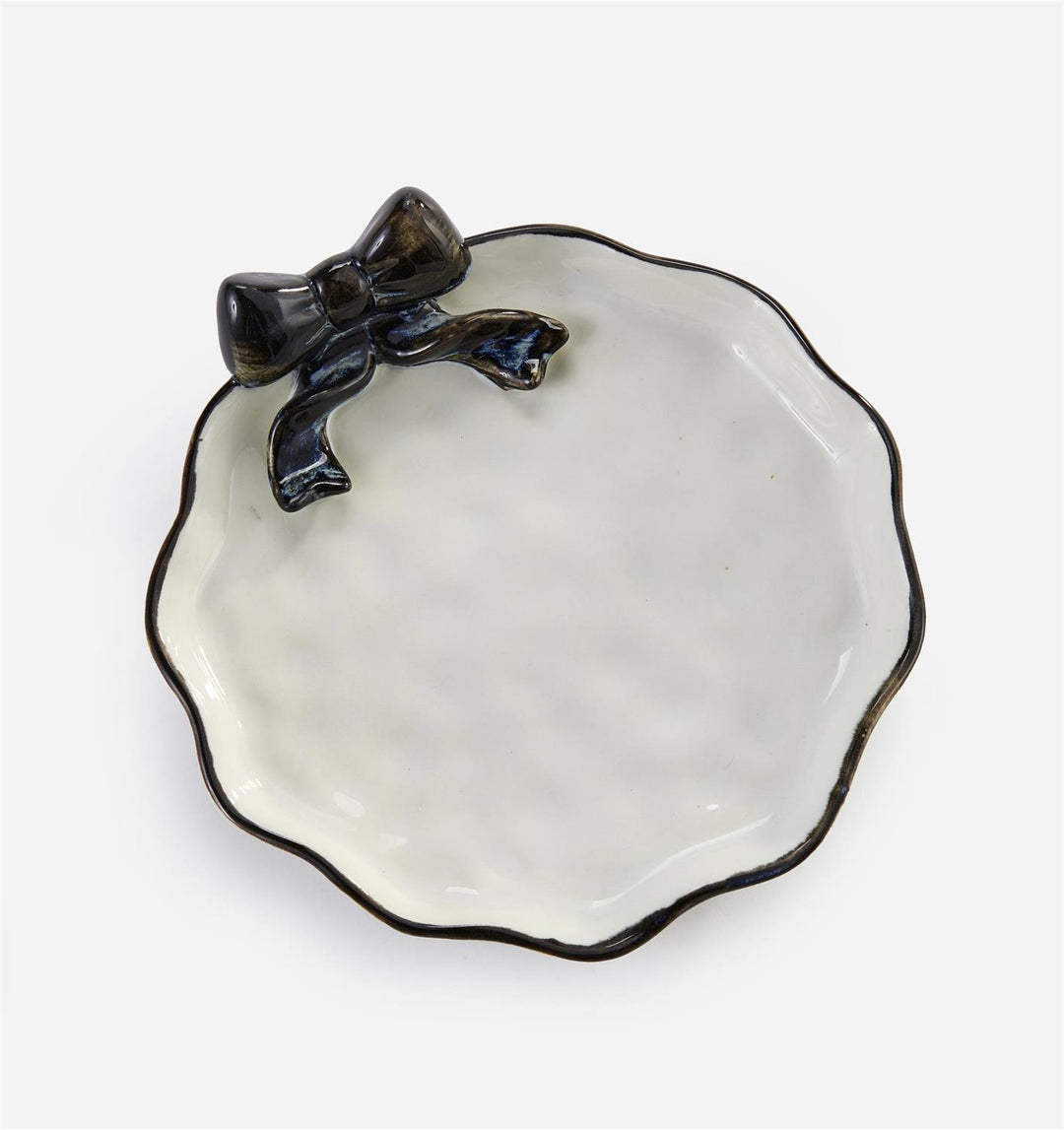 White Bow Platter