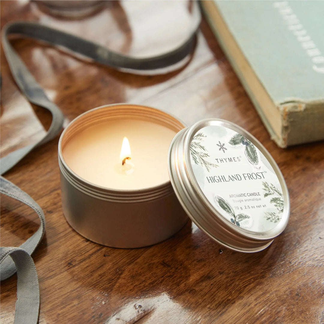 Highland Frost Tin Candle