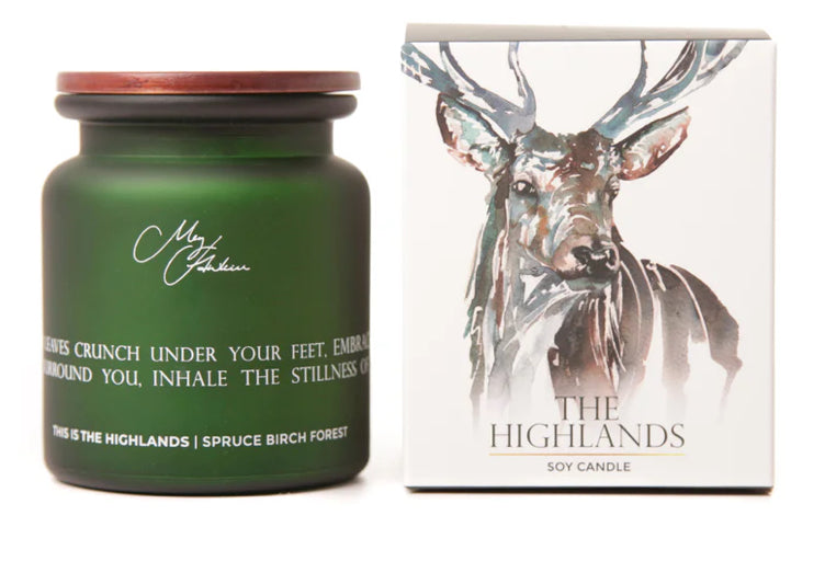 Highland Stag Candle