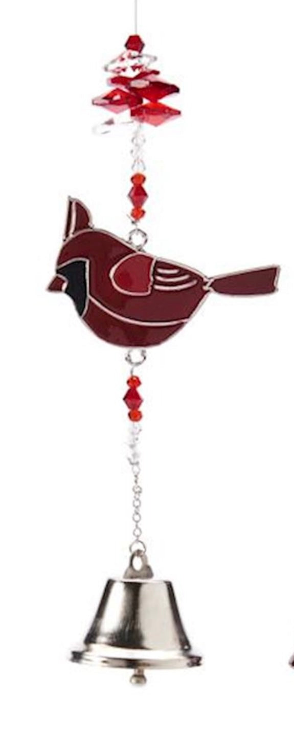 Glass Cardinal Ornament