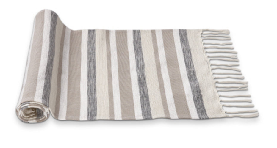 Sand+Sky Woven Stripe  Runner