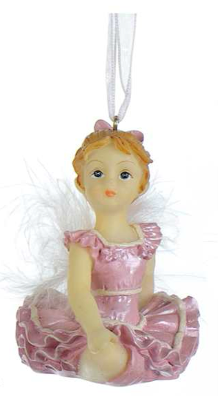 2.5” Pink Ballerina Ornament