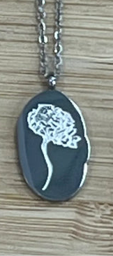 Silver Birth Flower Necklace
