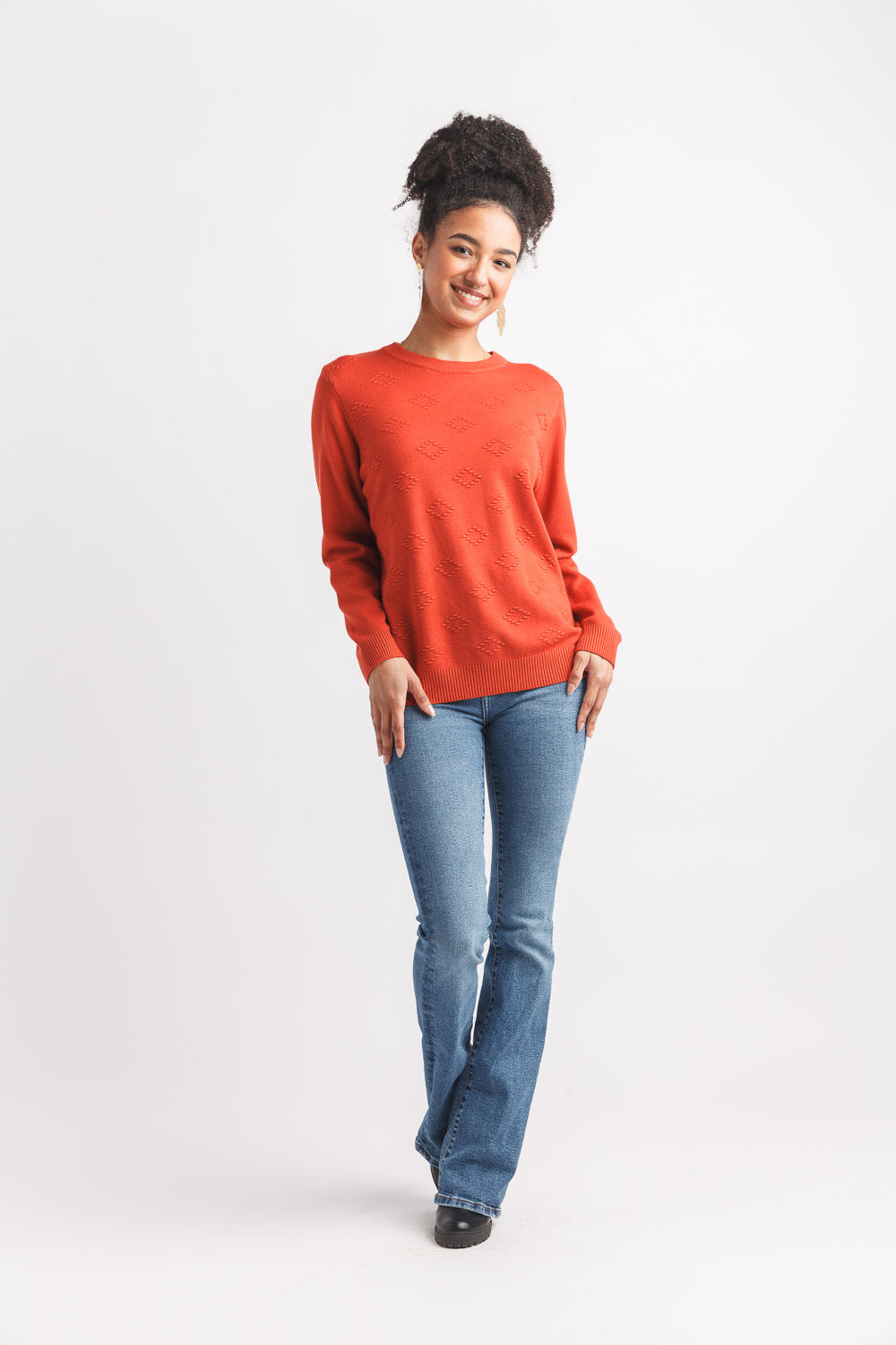 Diamond Knit Sweater