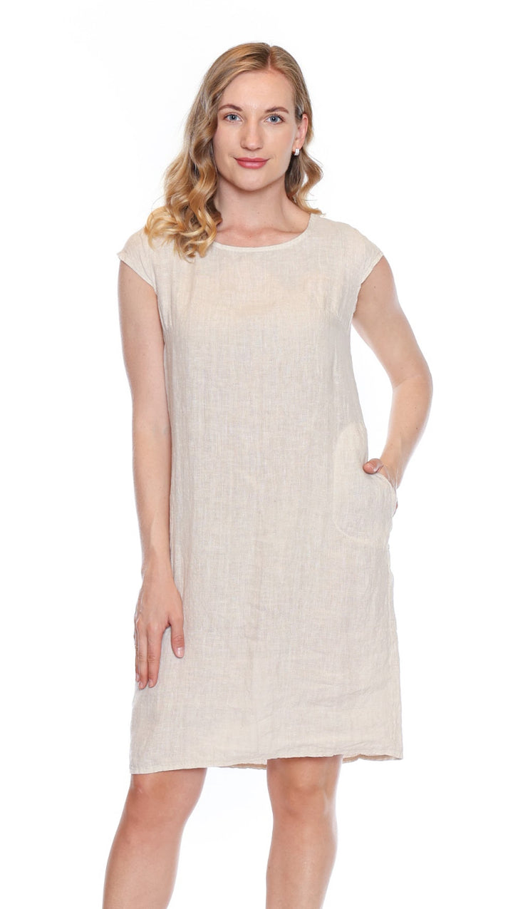 Basic Cap Sleeve Short Dress