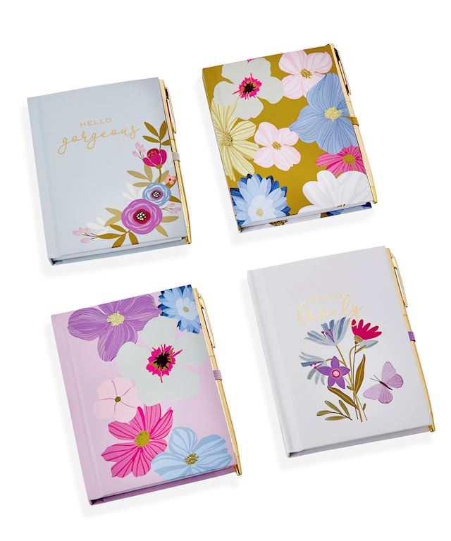 Floral Hardcover Journal