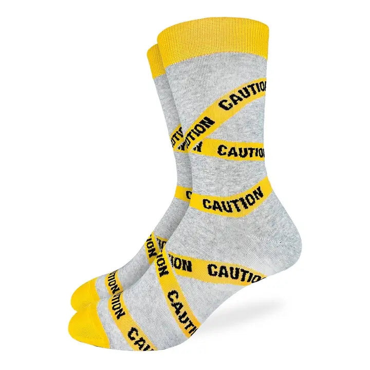 Men’s Caution Tape Socks