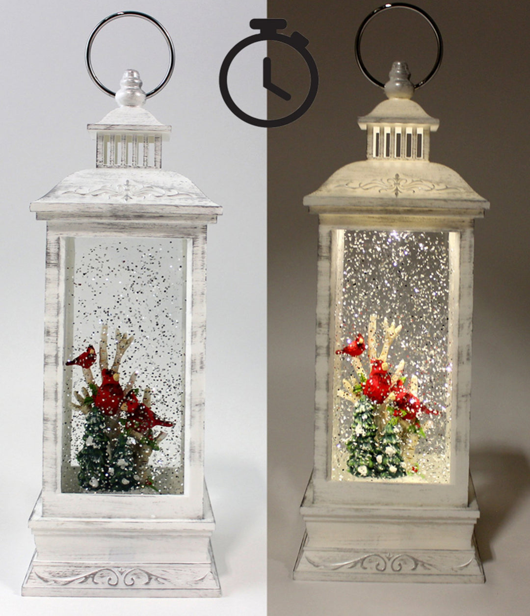 LED Cardinal Water Lantern