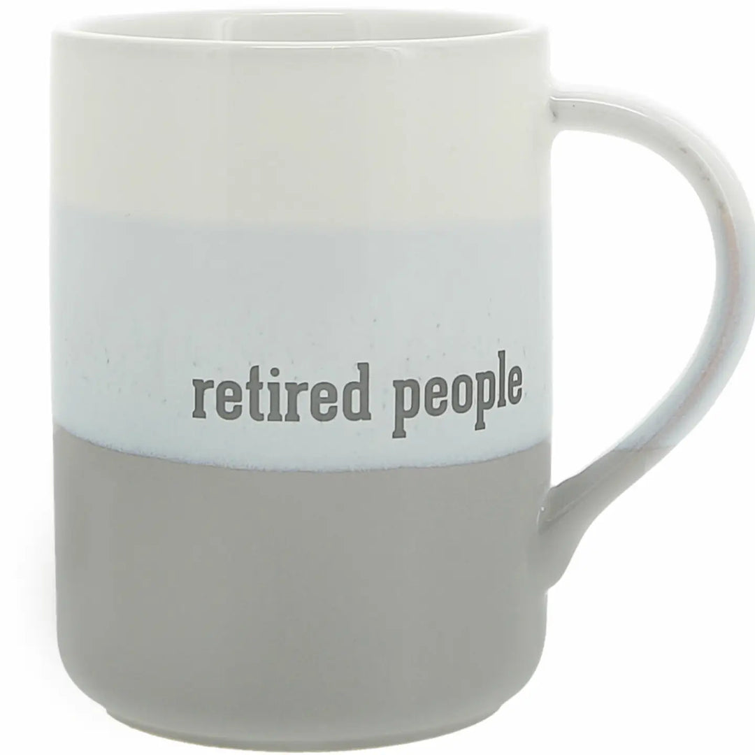 18oz Retired People Mug