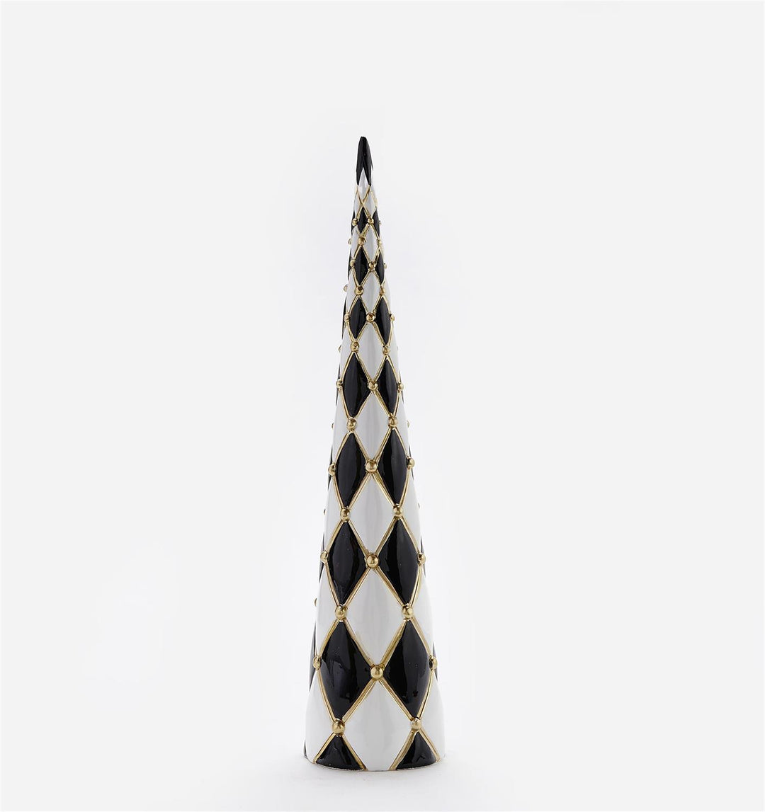 Black/White Christmas Cone