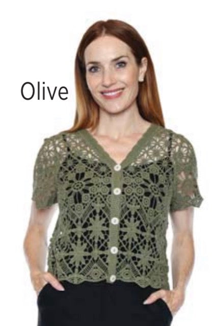 Crochet VNeck Shawl