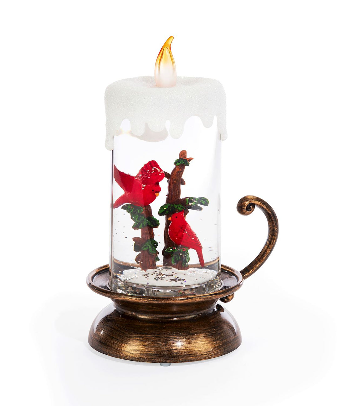 LED Cardinal Candle Water Lantern