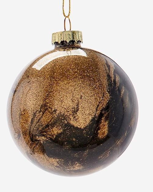 Marbled Gold Ornament
