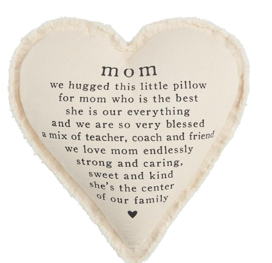 Mom Heart Pillow