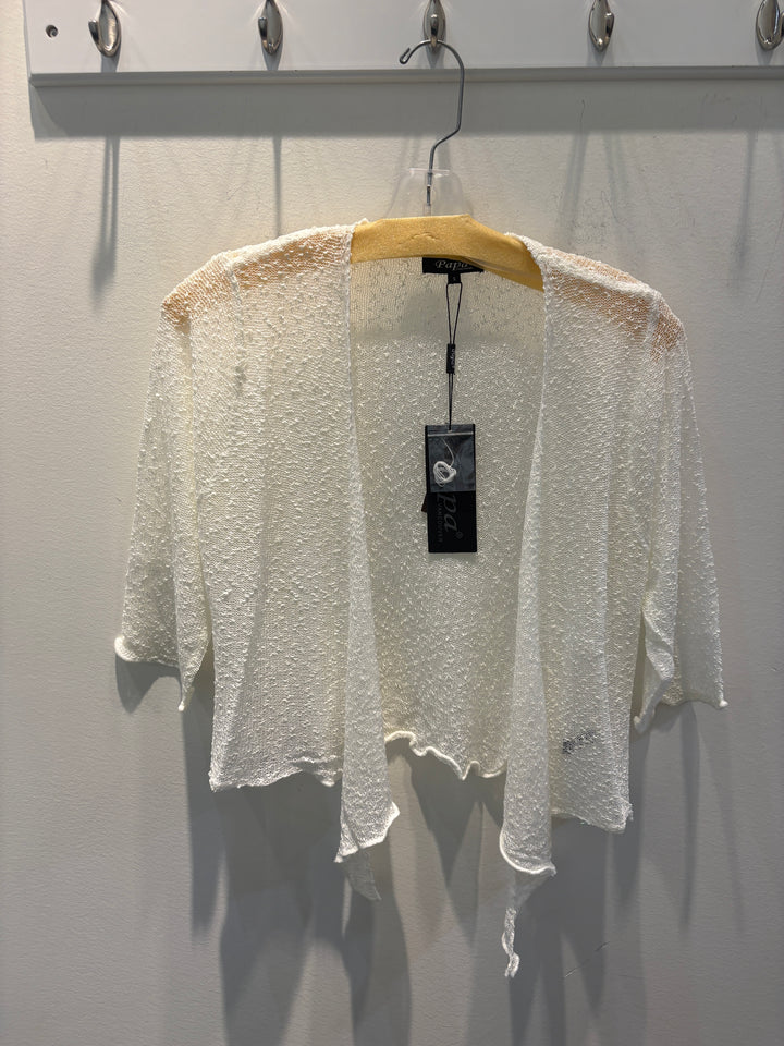 Mesh 3/4 Sleeve Cardigan