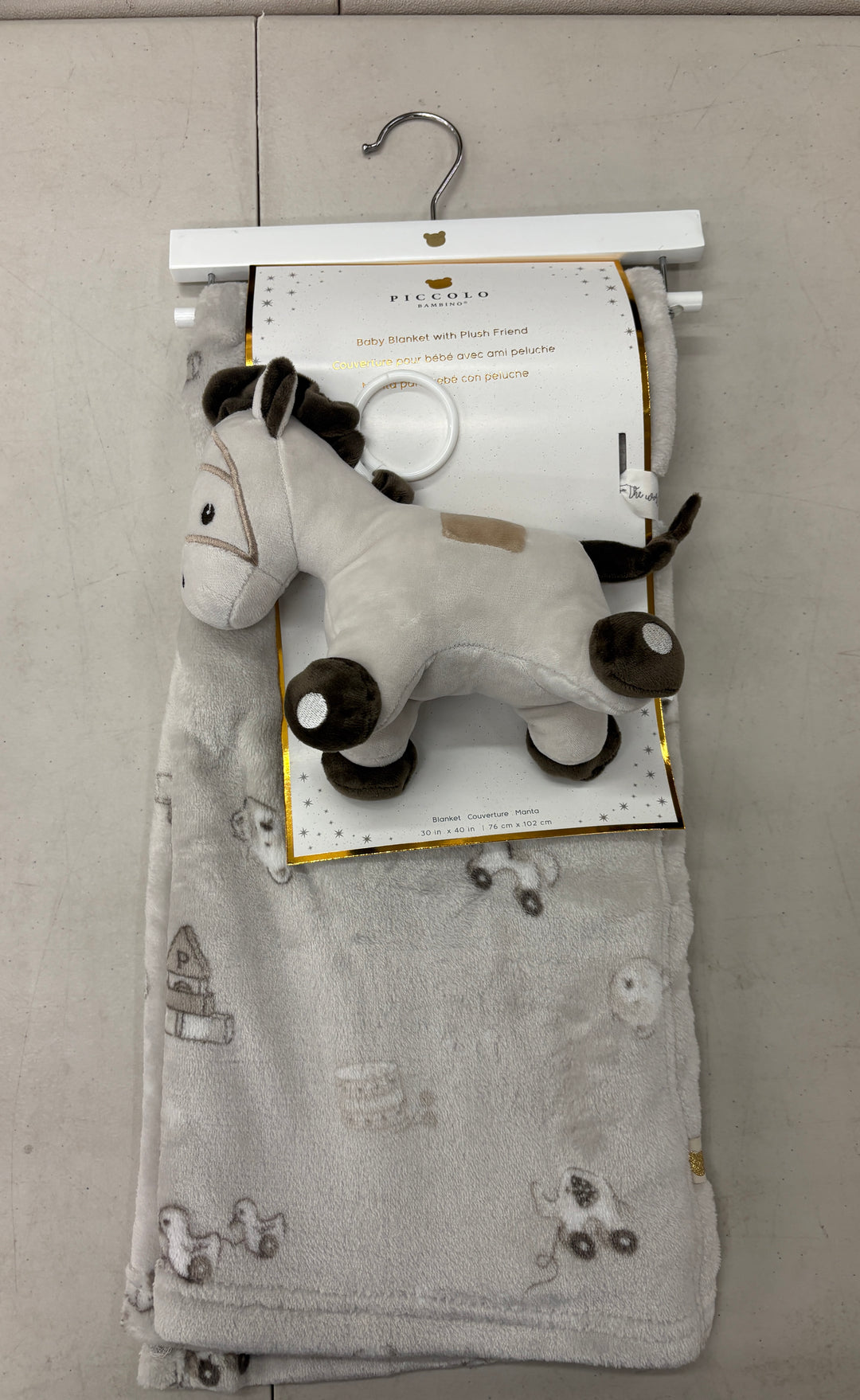 Plush Blanket W/Toy