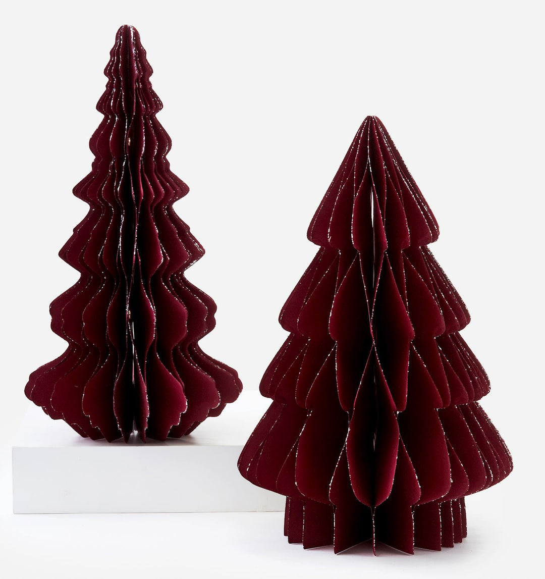 Burgundy Paper Tree