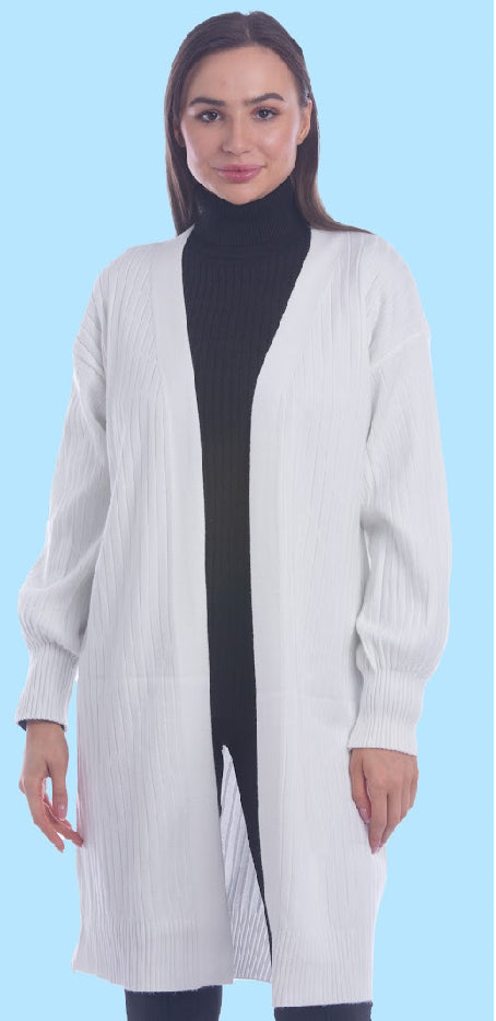 Mid Length Knit Cardigan