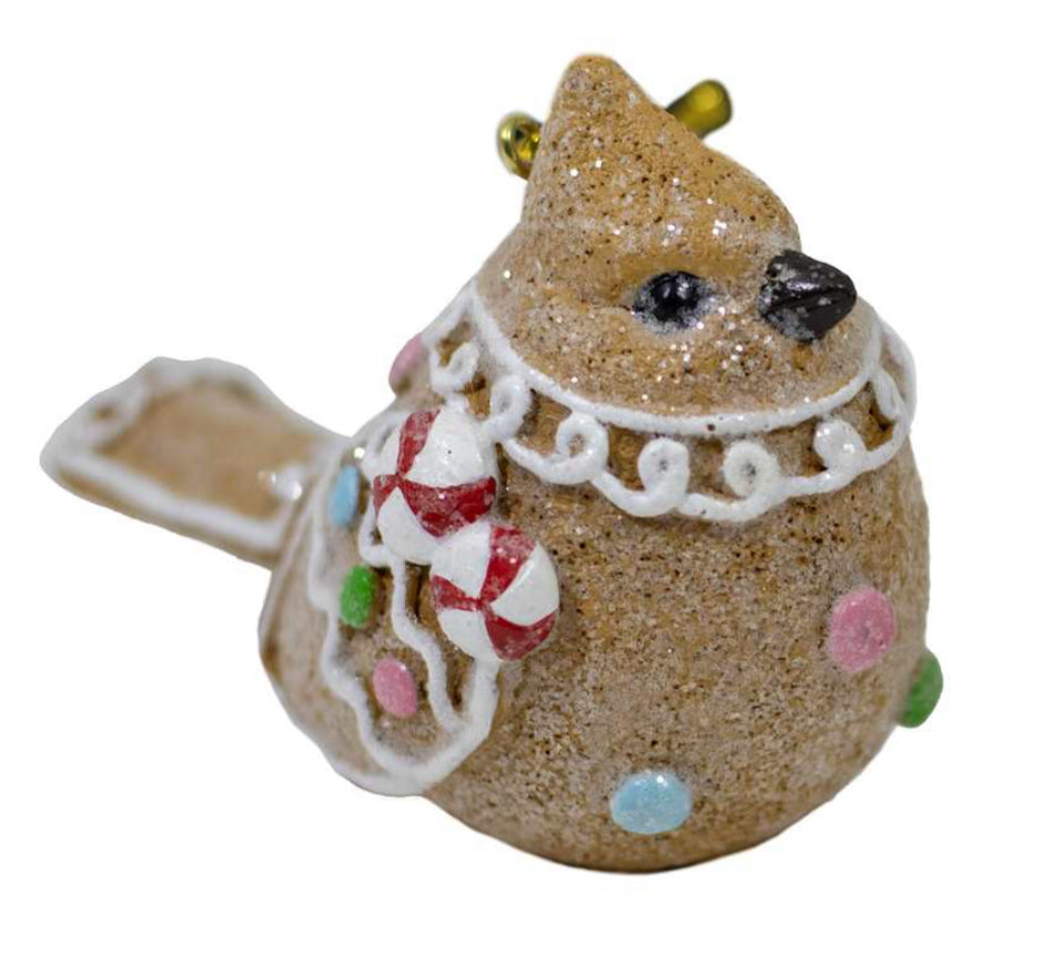 Gingerbread Bird Ornament