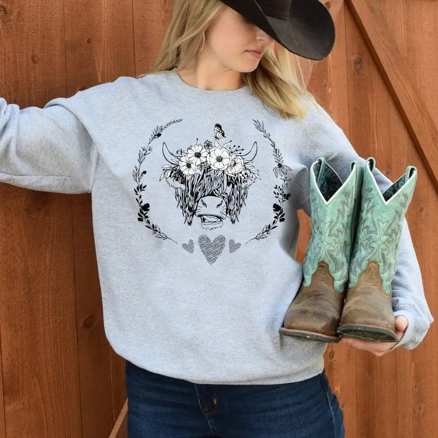 Highland Cow Sweatshirt