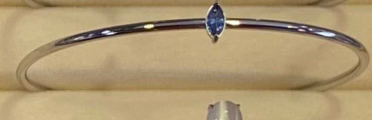 Silver Birth Gem Bracelet