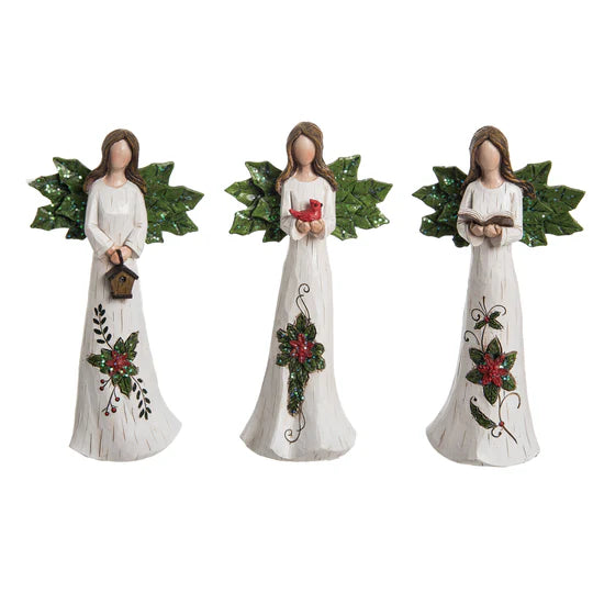 Resin Traditional Christmas Angel Figurine
