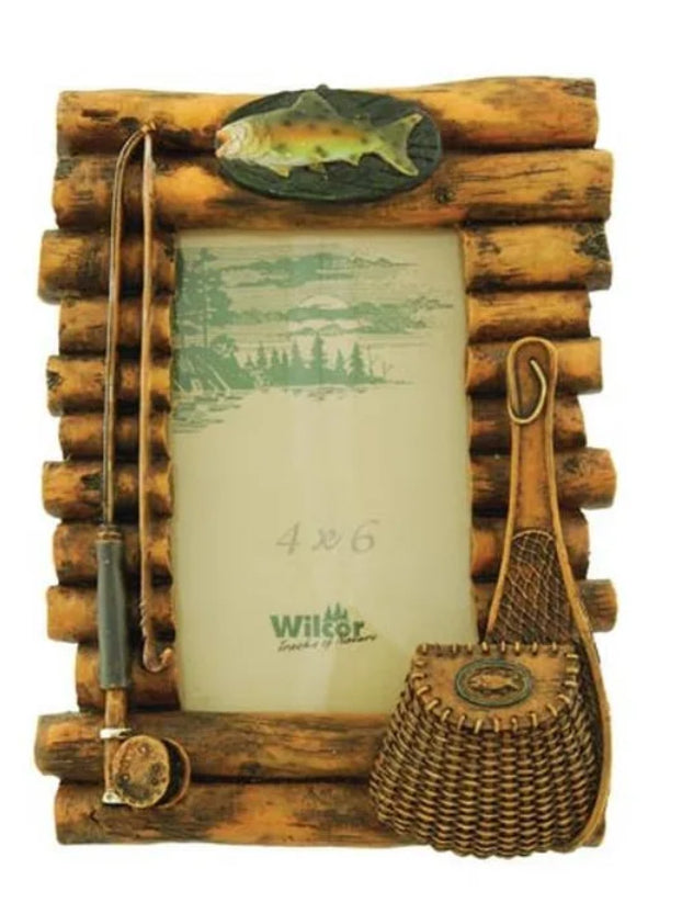 Picture Frame log/fishing 4x6