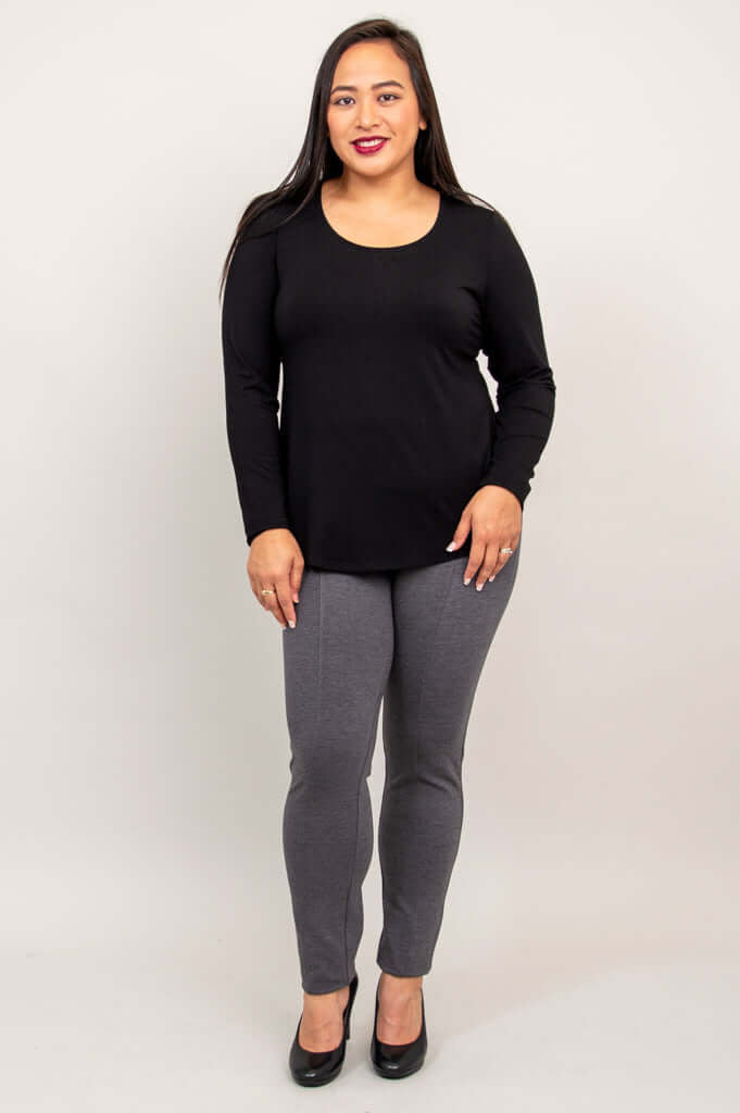 Tessa Long Sleeve Top Black