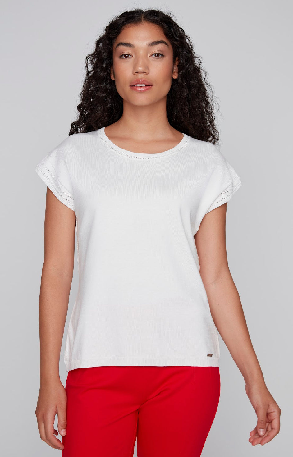 Basic Scoop Neck T-Shirt