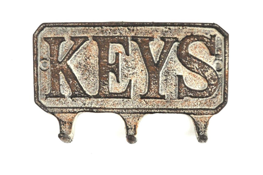 3 Hook Antique Key Holder